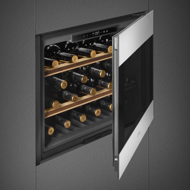 Smeg CVI320XE Built-In Wine Cooler - Stainless Steel