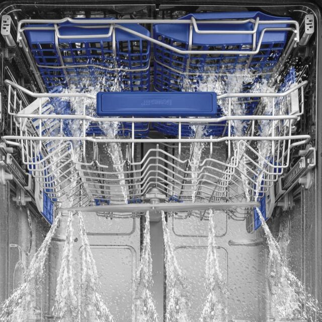 Smeg DF344BX 60cm Freestanding Dishwasher, Stainless Steel