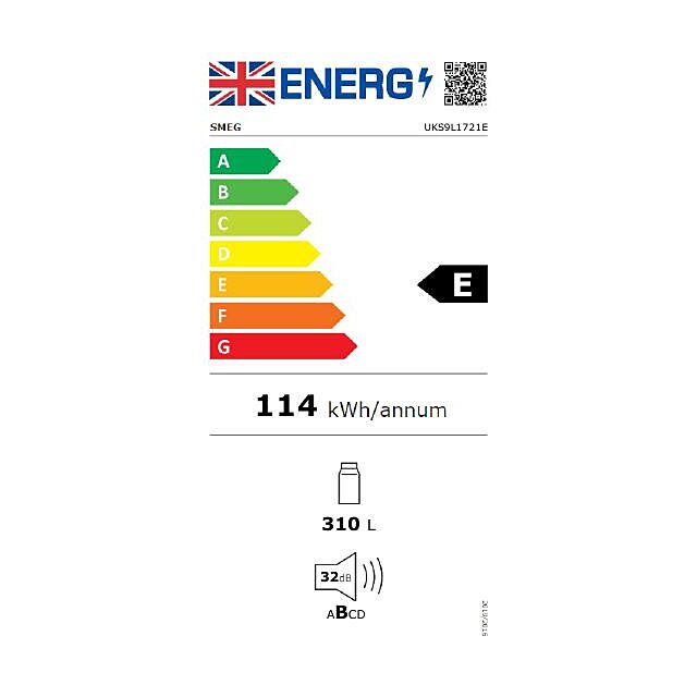 Smeg UKS9L1721E Integrated Larder Fridge