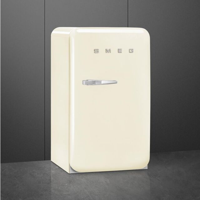Smeg FAB10HRCR6 Retro Mini Fridge with Ice Box Right Hand Hinge - Cream