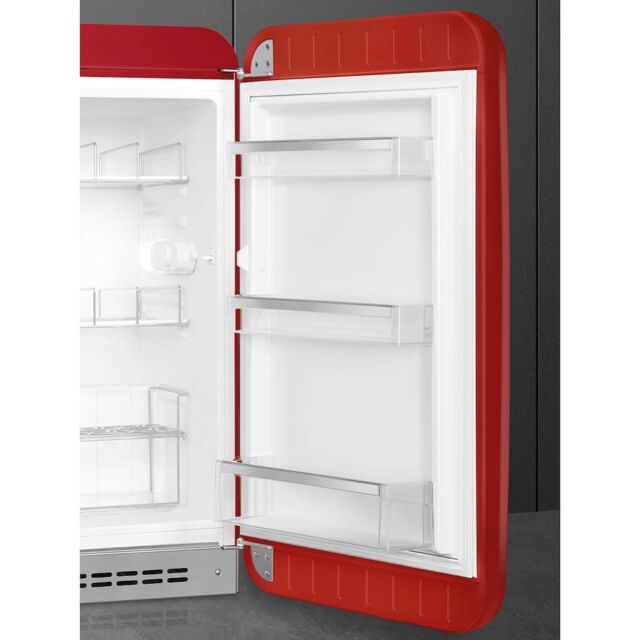 Smeg FAB10HRRD5 Retro Mini Fridge with Ice Box Right Hand Hinge - Red