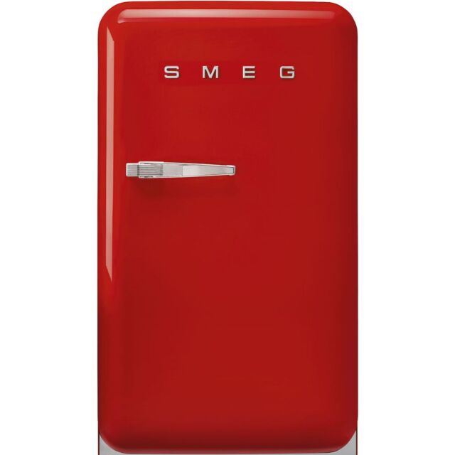 Smeg FAB10HRRD6 Retro Mini Fridge with Ice Box Right Hand Hinge - Red