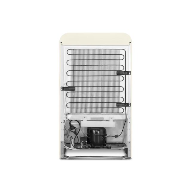 Smeg FAB10LCR6 Retro Mini Fridge Left Hand Hinge - Cream