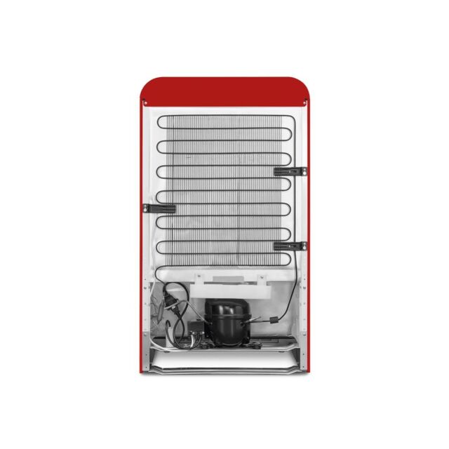 Smeg FAB10LRD6 Retro Mini Fridge Left Hand Hinge - Red