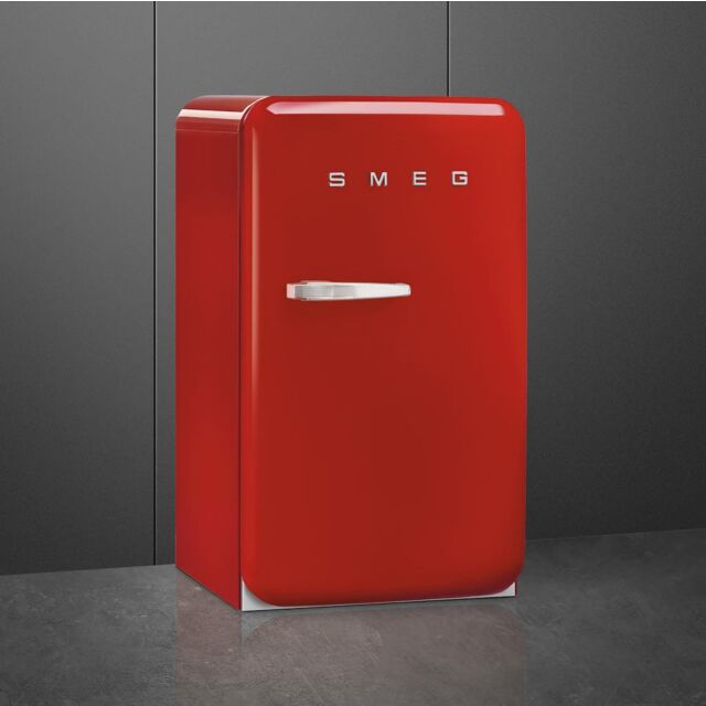 Smeg FAB10RRD6 Retro Mini Fridge Right Hand Hinge - Red