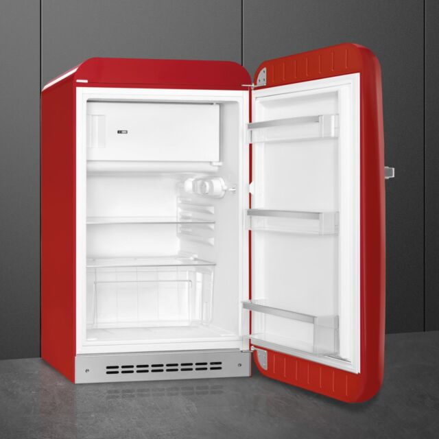 Smeg FAB10RRD6 Retro Mini Fridge Right Hand Hinge - Red