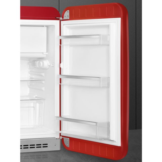 Smeg FAB10RRD6 Retro Mini Fridge Right Hand Hinge - Red