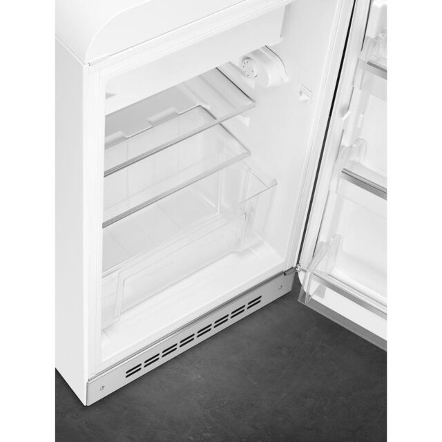 Smeg FAB10RWH5 55cm 50s Style Small Right Hand Hinge Fridge with Icebox