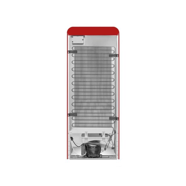 Smeg FAB28RRD5UK 60cm 50s Style Right Hand Hinge Fridge with Icebox, Red