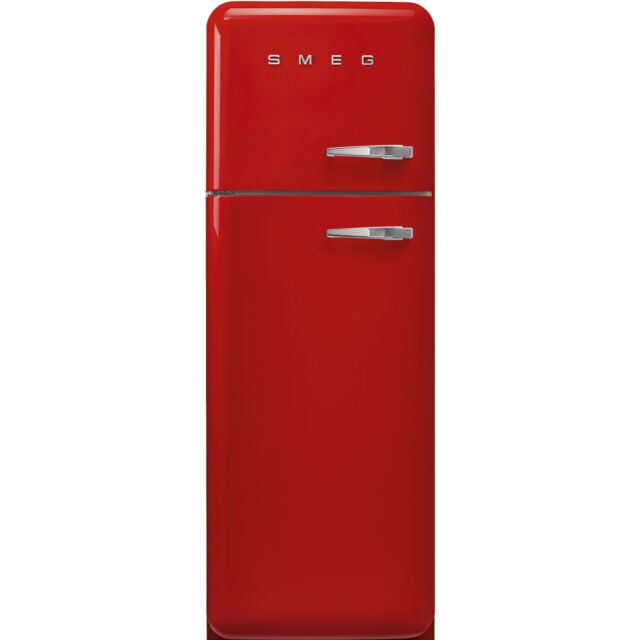 Smeg FAB30LRD6UK Retro Fridge Freezer Left Hand Hinge - Red