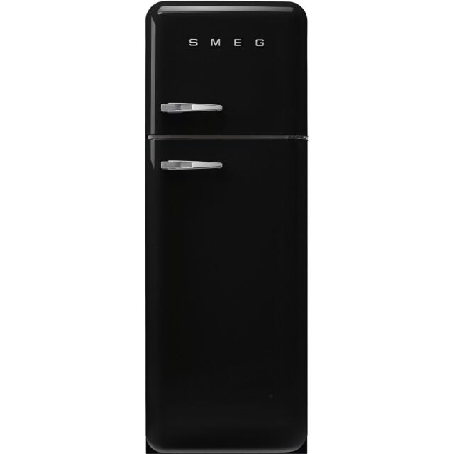 Smeg FAB30RBL6UK Retro Fridge Freezer Right Hand Hinge - Black