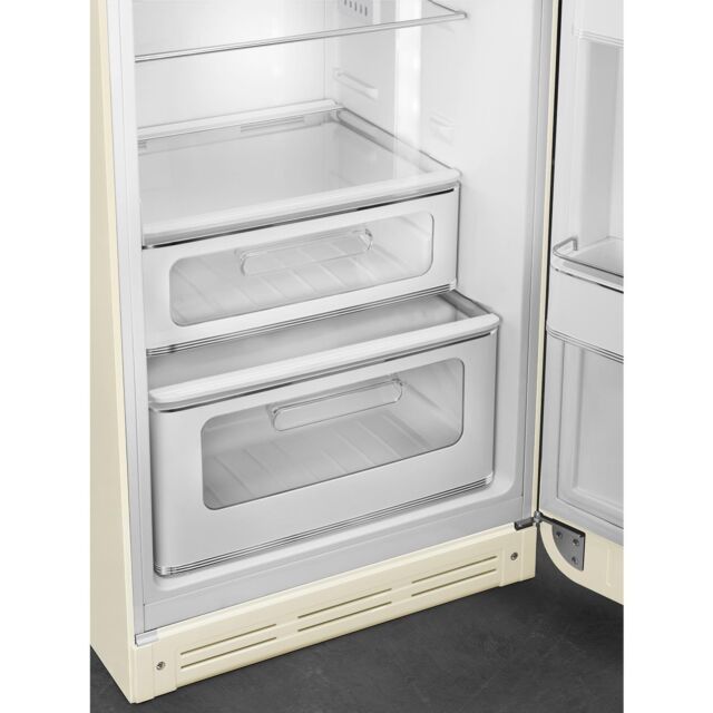 Smeg FAB30RCR6UK Retro Fridge Freezer Right Hand Hinge - Cream