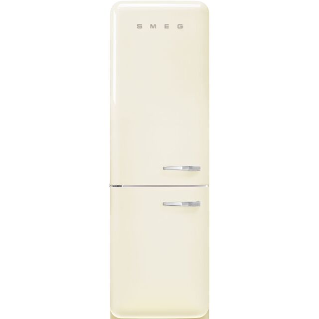 Smeg FAB32LCR6UK Retro Fridge Freezer Left Hand Hinge - Cream