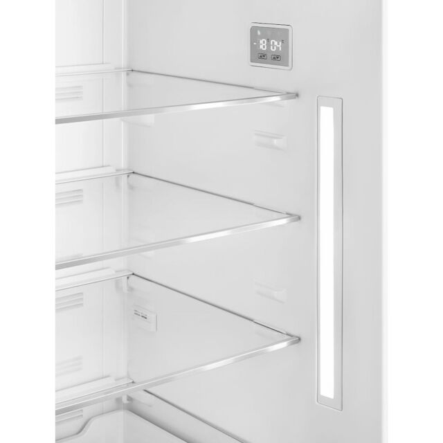 Smeg FAB38RBL6 Retro Fridge Freezer Right Hand Hinge - Black