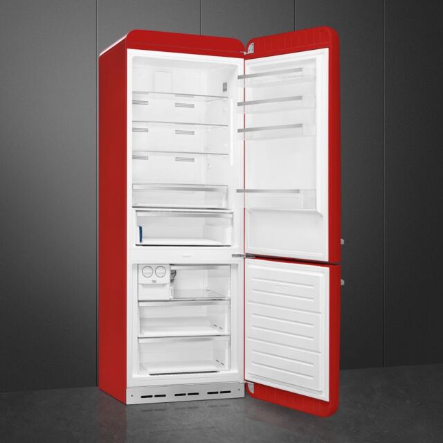 Smeg FAB38RRD6 Retro Fridge Freezer Right Hand Hinge - Red