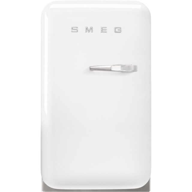 Smeg 40cm Small 50s Style Left Hand Hinged Minibar, White