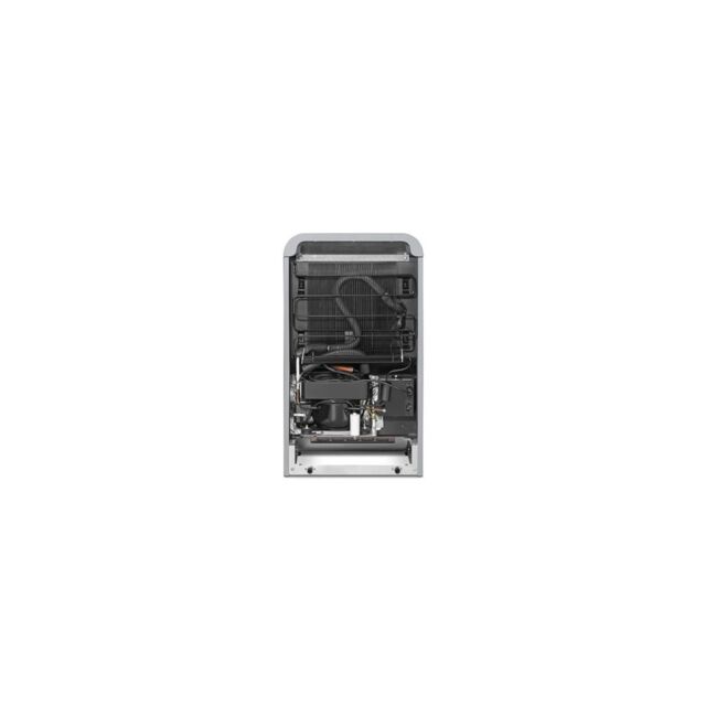 Smeg FAB5RSV6 Retro Mini Fridge Right Hand Hinge - Silver