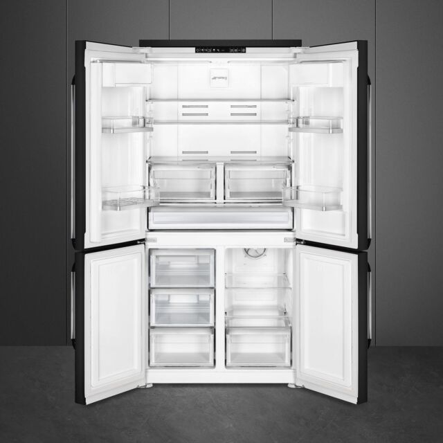 Smeg FQ960BL6 French Door Fridge Freezer - Black
