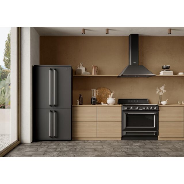 Smeg FQ960BL6 French Door Fridge Freezer - Black