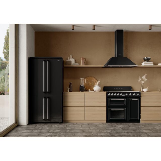 Smeg FQ960BL6 French Door Fridge Freezer - Black