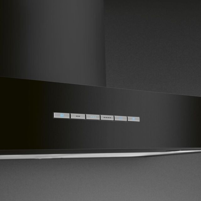 Smeg KBT900BL 90cm Chimney Cooker Hood - Black