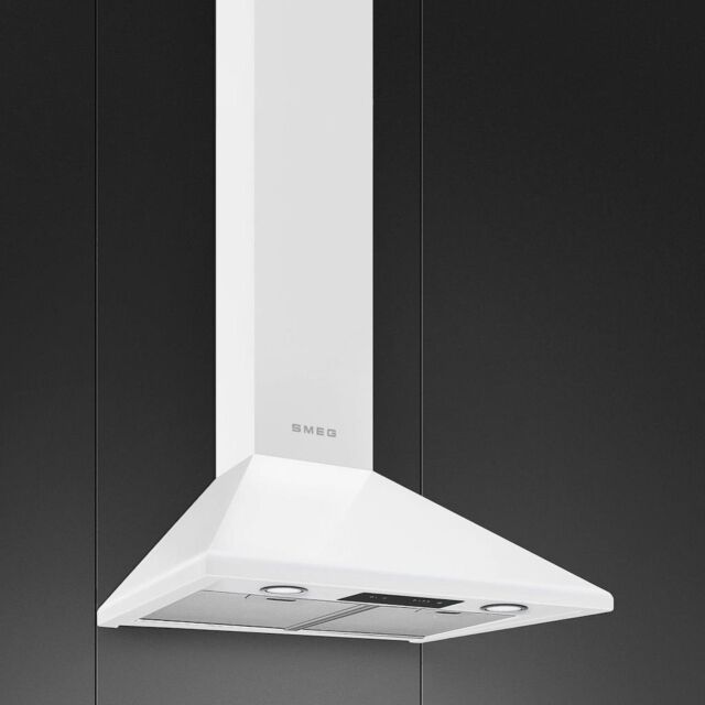 Smeg KSED65BE 60cm Chimney Hood, White
