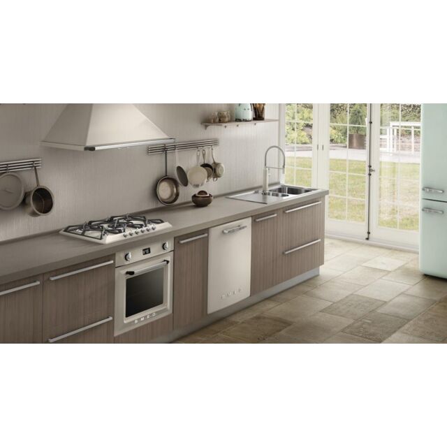 Smeg MDF50CR 50's Style Single Lever Mixer Tap - Cream