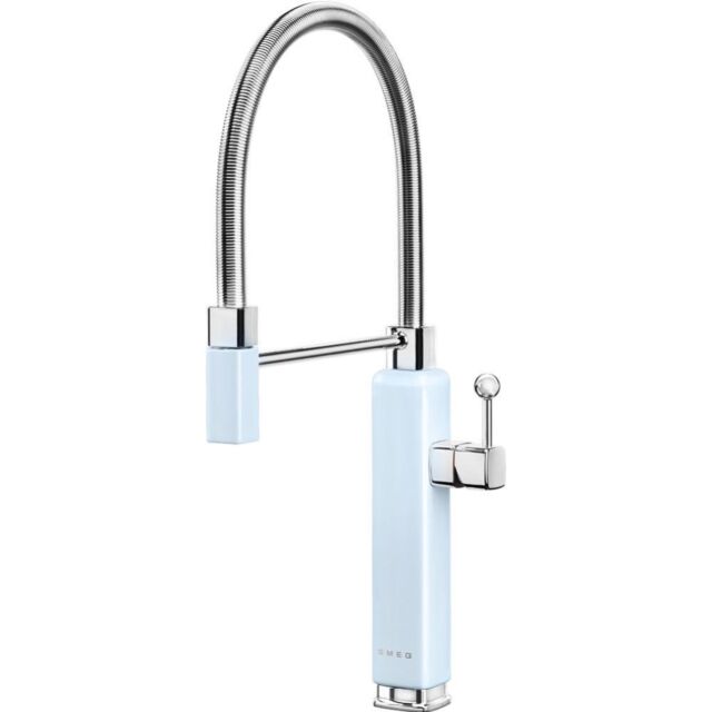 Smeg MDF50PB 50's Style Single Lever Mixer Tap - Blue