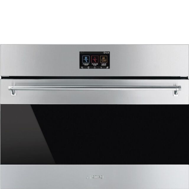 Smeg SBC4304X 45cm Classic Blast Chiller in Eclipse Black Glass