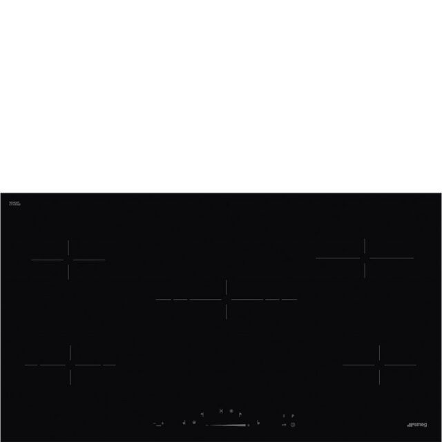 Smeg SE495ETD 90cm Ceramic Hob, Black