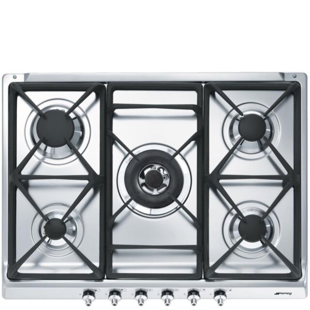 Smeg SE70SGH-5 70cm Gas Hob - Stainless Steel