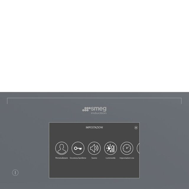 Smeg SIA1963DS 90cm AREA Induction Hob, Silver