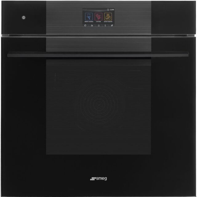 Smeg SOP6104S2PB3 60cm Linea Pyrolytic SteamOne Oven - Black