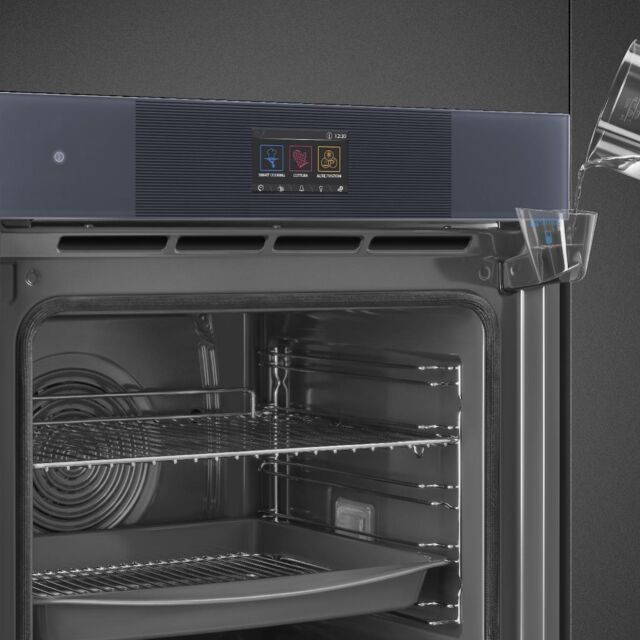 Smeg SOP6104S2PG Pyrolytic Steam Oven - Neptune Grey