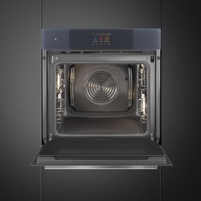 Smeg SOP6104S2PG Pyrolytic Steam Oven - Neptune Grey