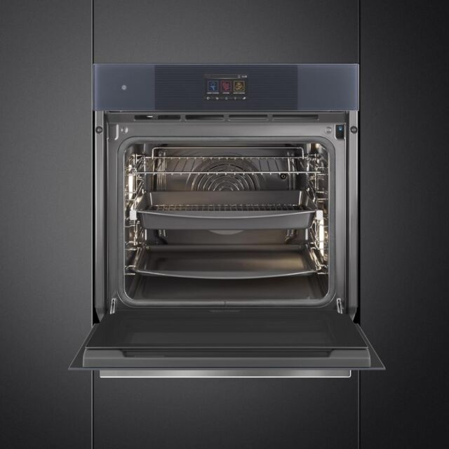 Smeg SOP6104S2PG Pyrolytic Steam Oven - Neptune Grey