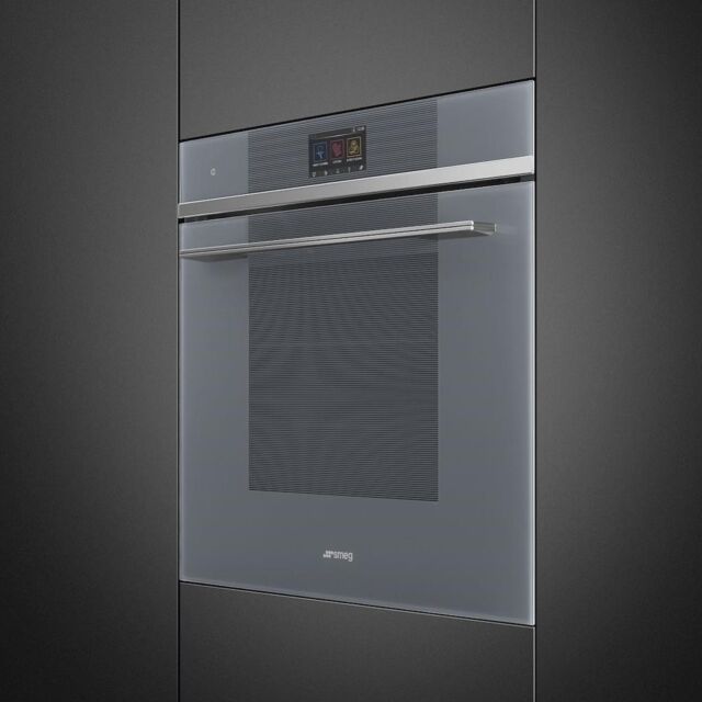 Smeg SOP6104TPS 60cm Linea Pyrolytic Single Oven with VIVOScreen