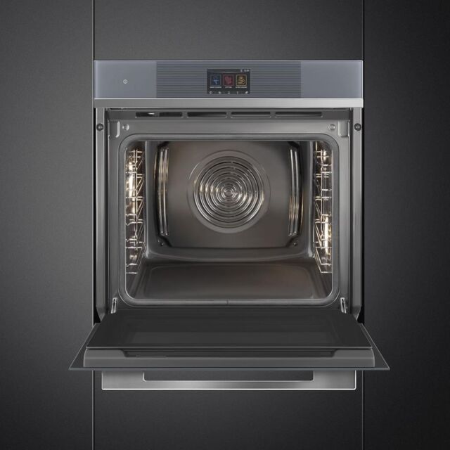 Smeg SOP6104TPS 60cm Linea Pyrolytic Single Oven with VIVOScreen