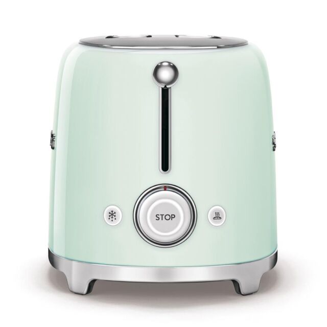 Smeg TSF01PGUK Toaster, Green
