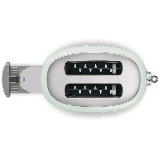 Smeg TSF01PGUK Toaster, Green