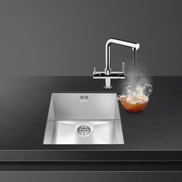 Smeg VSTQ40-2 Sink, Stainless Steel