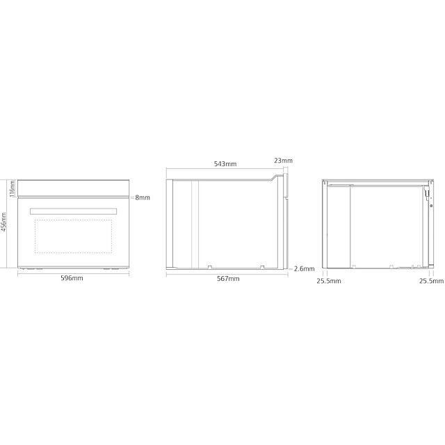 Caple CM108SS Built In Microwave