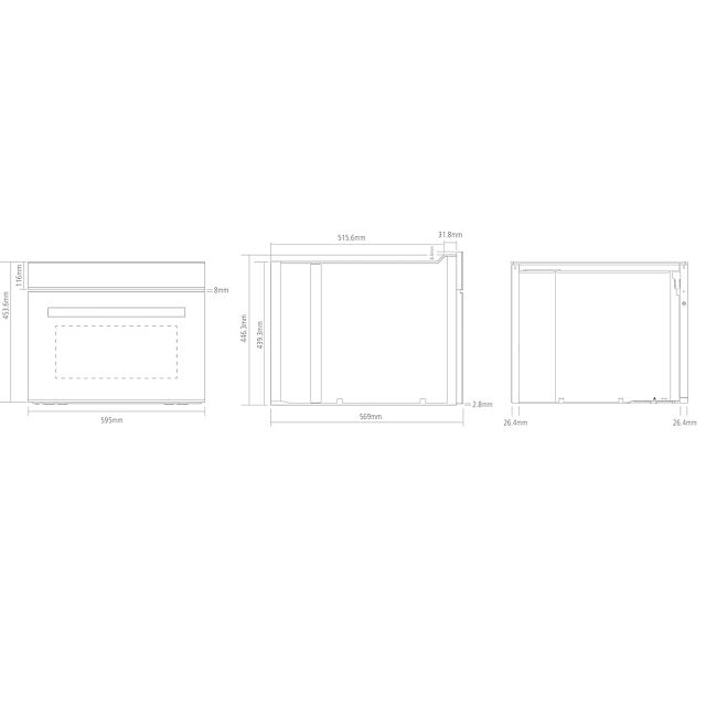 Caple CM111GM Built-In Combination Microwave