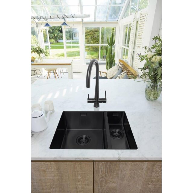 Caple MODE3415/R/BS Caple MODE3415/R/BS Mode 3415 Right handed Inset or Undermounted Sink