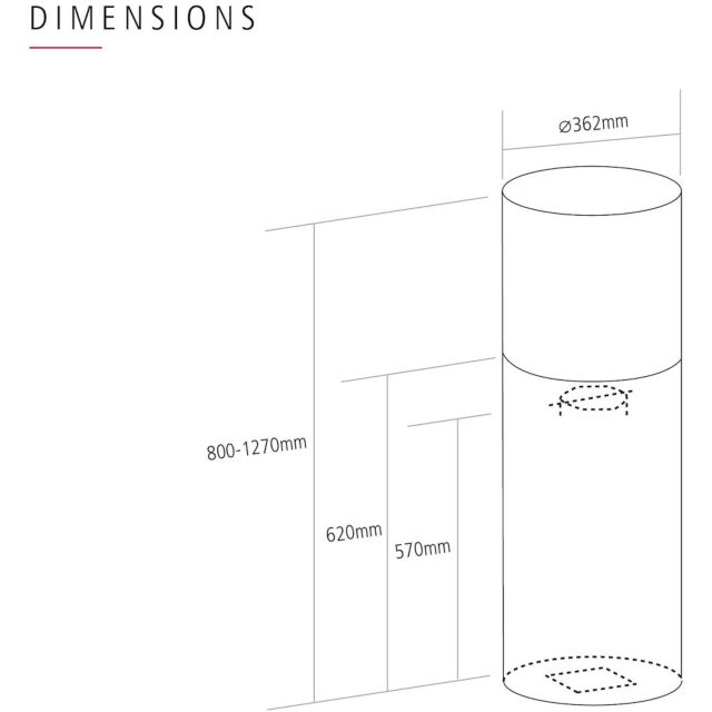 Caple OI363 Chimney Hood