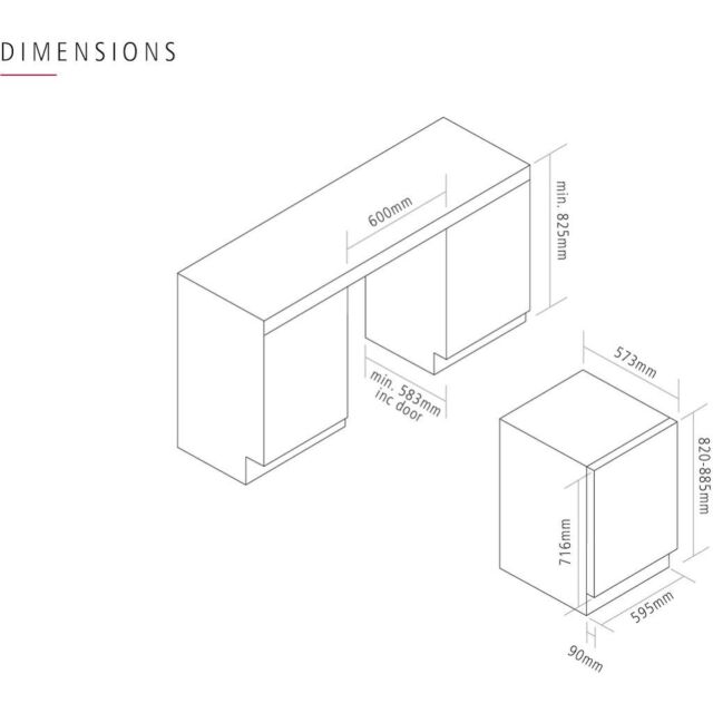 Caple WI6150 Wine Cooler