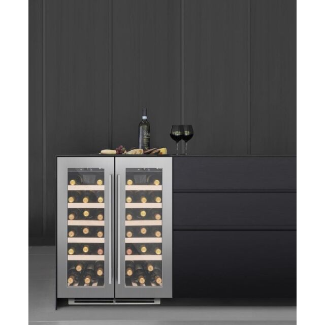 Caple WI6234 Classic Undercounter Dual Zone Wine Cabinet