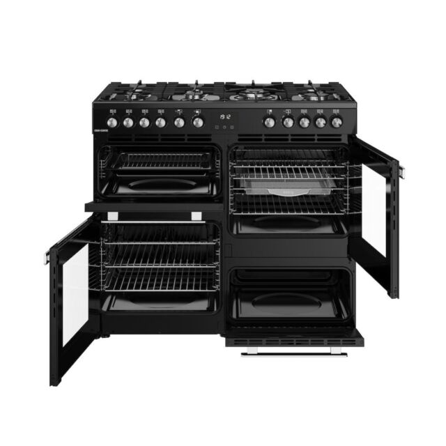 Belling RCA COOKCENTRE 100DF 100cm Dual Fuel Range Cooker - Black