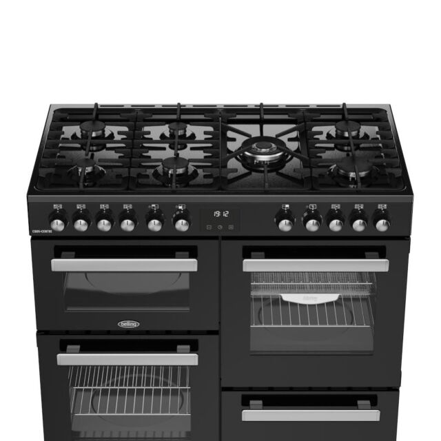 Belling RCA COOKCENTRE 100DF 100cm Dual Fuel Range Cooker - Black