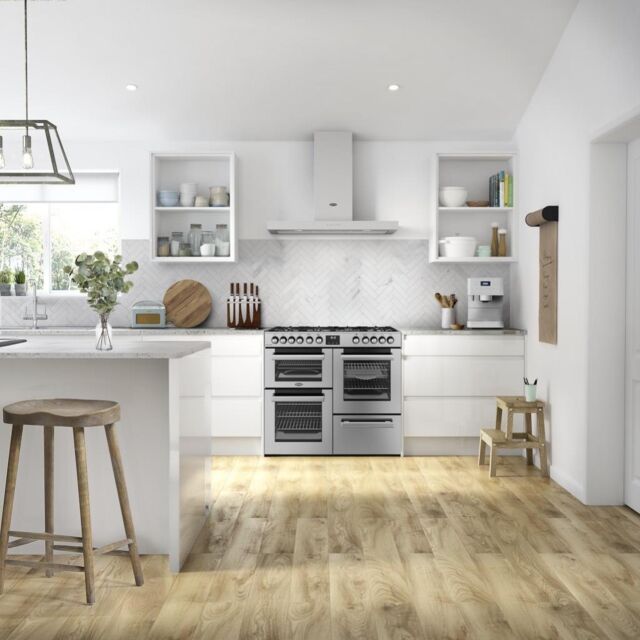 Belling RCA COOKCENTRE 100DF 100cm Dual Fuel Range Cooker - Stainless Steel